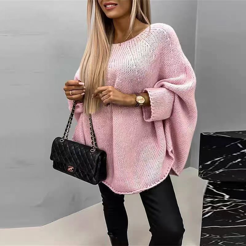 Trendy Oversized Knit Top
