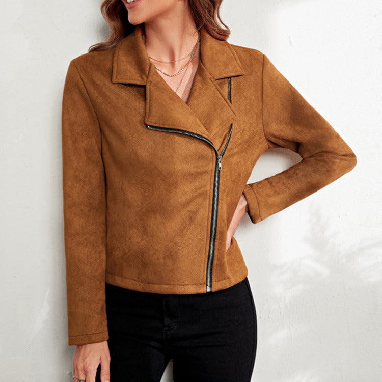 Trendy Cropped Zip Jacket