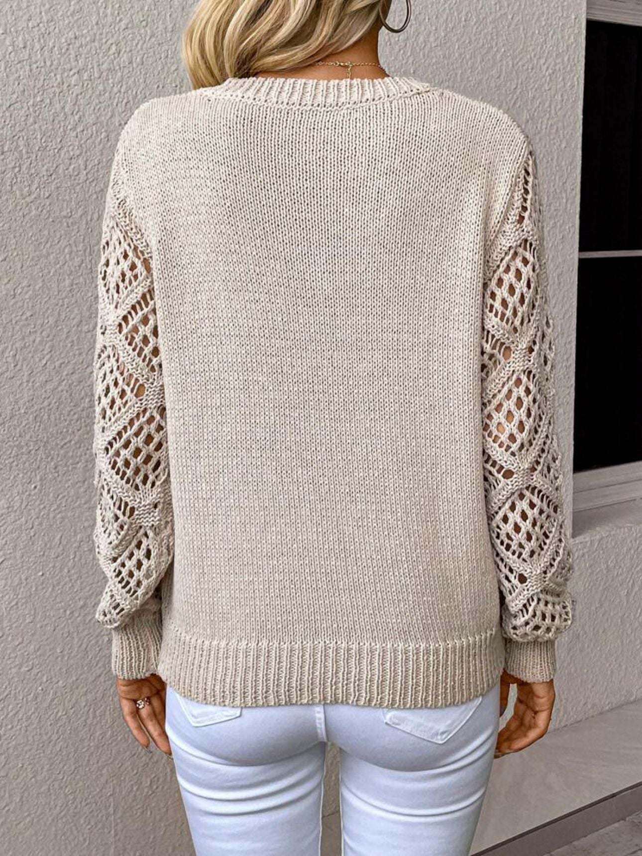 Elegant V-Neck Knit Sweater
