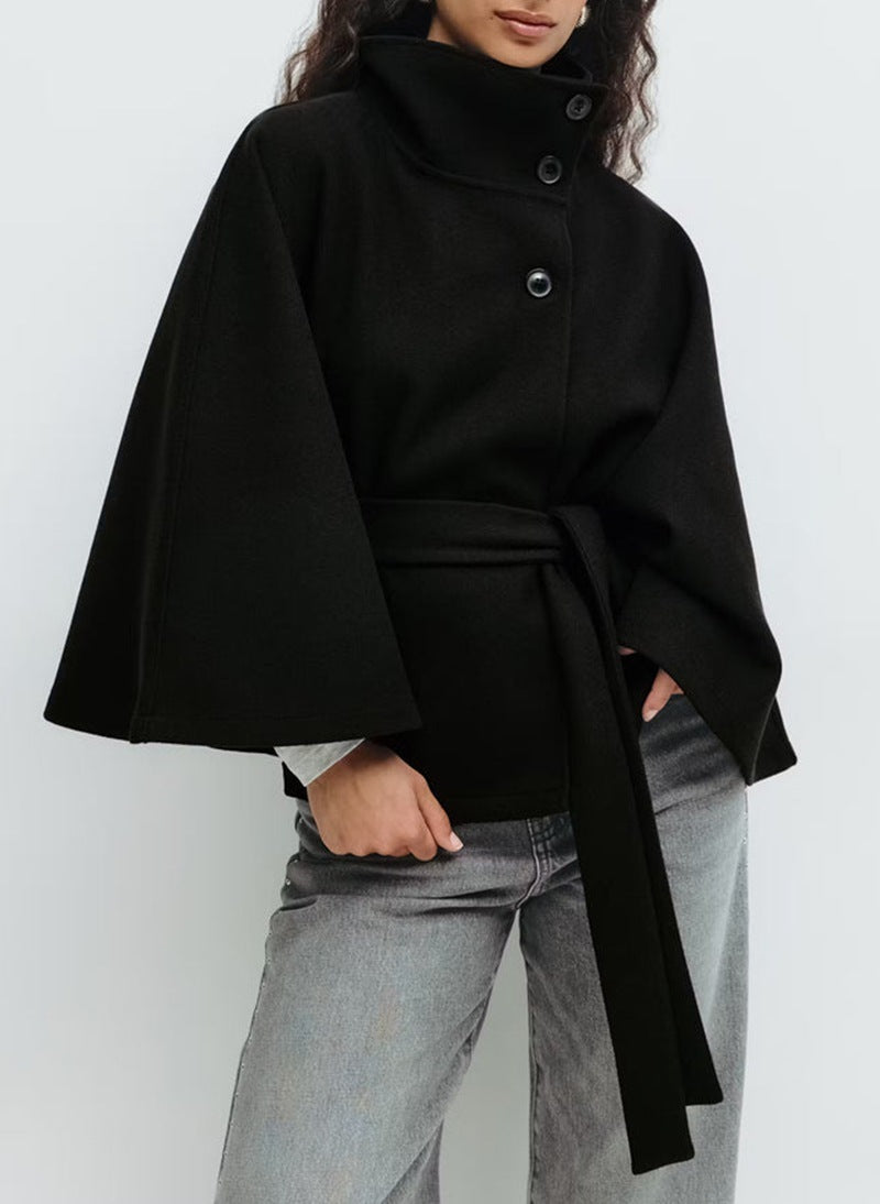 Elegant Belted Winter Coat