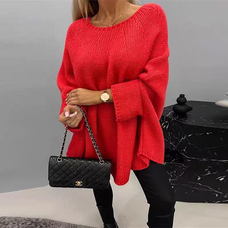 Trendy Oversized Knit Top