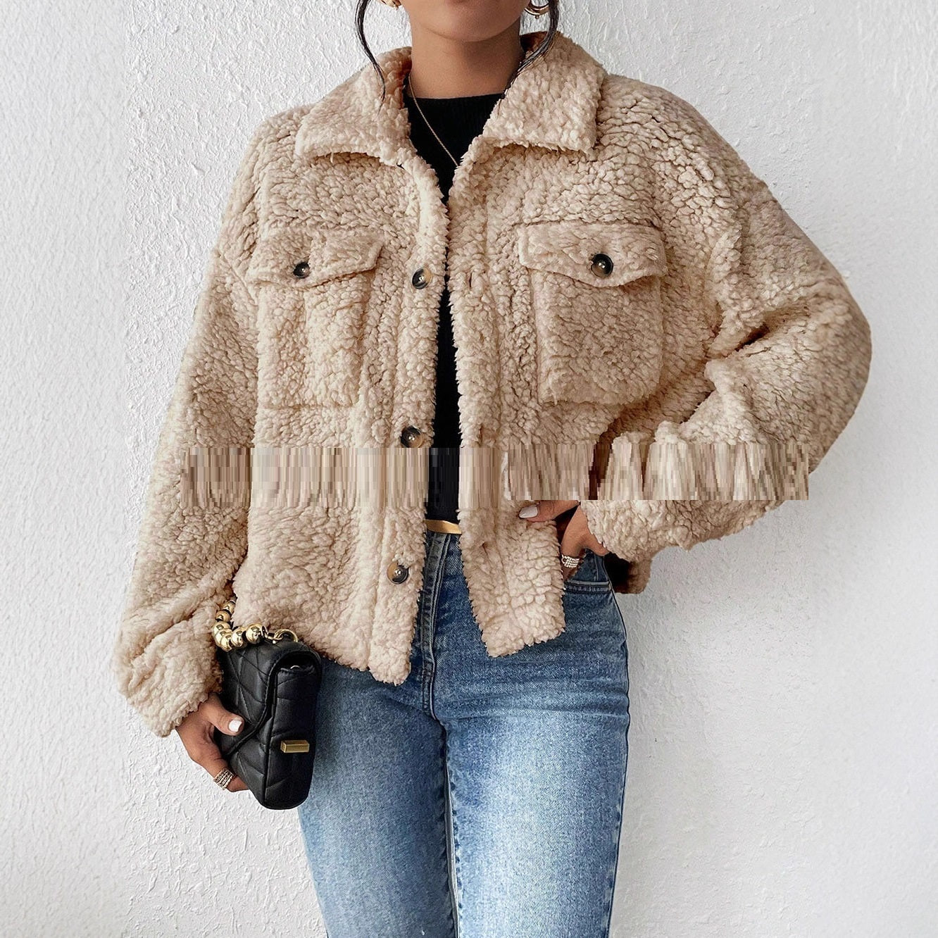 Cozy Polo Collar Jacket