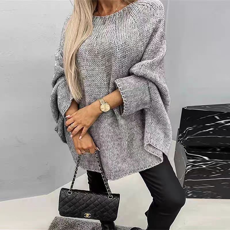 Trendy Oversized Knit Top